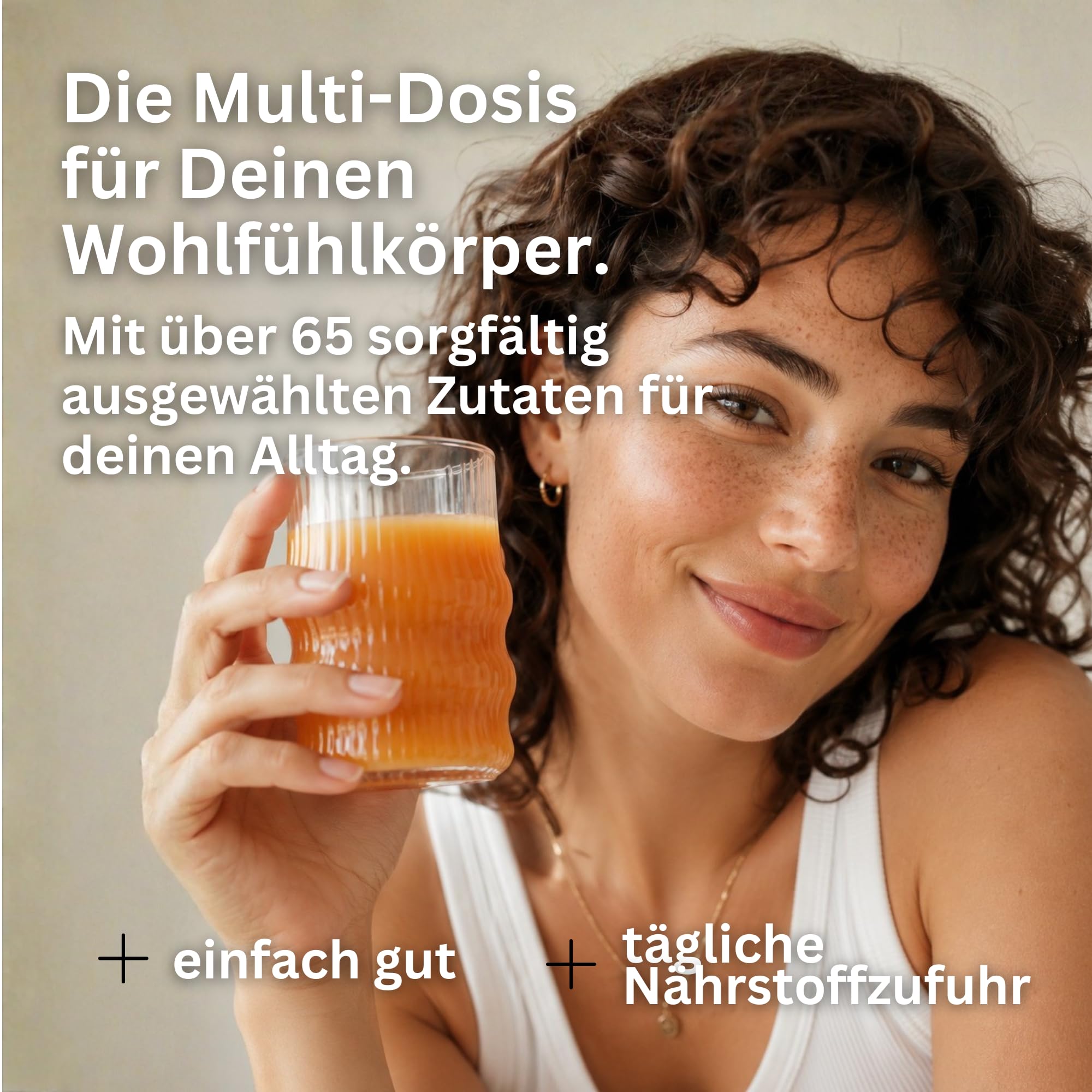 Vital Mikronährstoffkonzentrat für 50 Tage - Multivitamin Formel mit Vitaminen, Mineralstoffen und sekundären Pflanzenstoffen - Getränkekonzentrat mit über 65 Zutaten