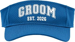 Groom 2026 Getting Married Wedding Sport Sun Visor