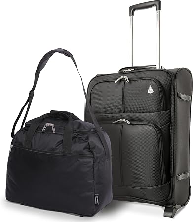 Aerolite easyJet British Airways - Valigia da viaggio leggera a 2 ruote, da  60 l, Valigia + supporto, : Amazon.it: Valigeria