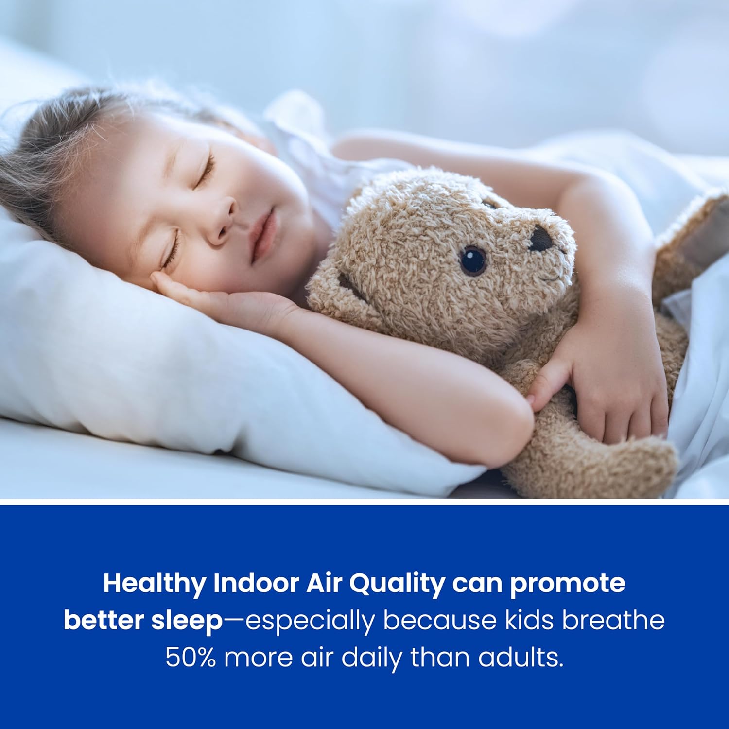 AprilAire AP09550V Smart Air Purifier and Quality Monitor, Sleep+Productivity+Performance, HEPA Filter, for Home Large Room up to 495 sq. ft.