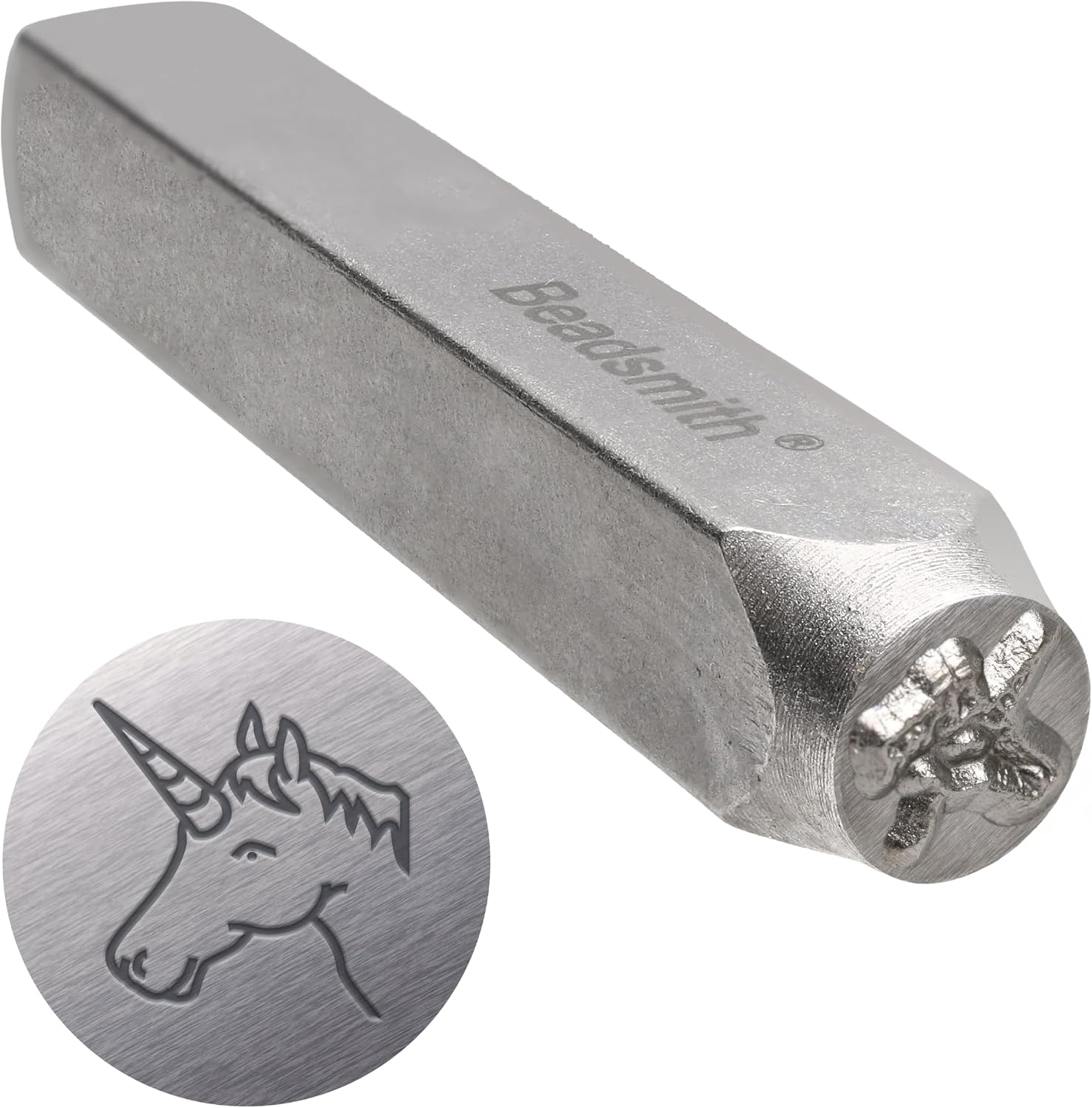 The Beadsmith Steel Design Stamps - Jewelry Stamping Tools, Celestial Design, 3-Piece Set, 3.125 Inches w/ 5 mm Base