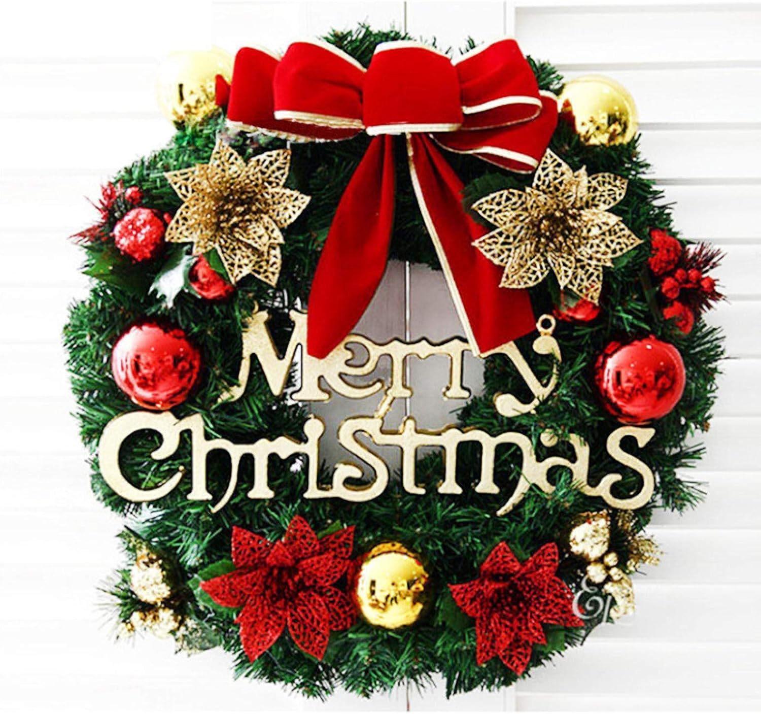 Christmas Ornaments 30cm Christmas Wreath Artificial