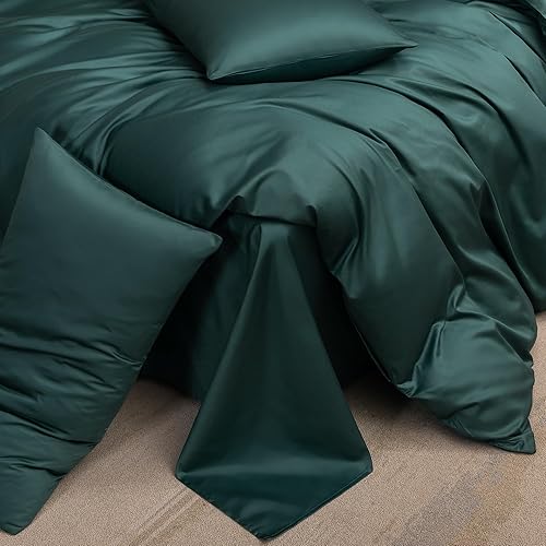 Miniatura 152 de MooMee Queen Duvet Cover Set, 100% Extra Long Staple Cotton 600 Thread Count Sateen Silky Soft Breathable Durable Luxury Hotel Quality Bedding Set