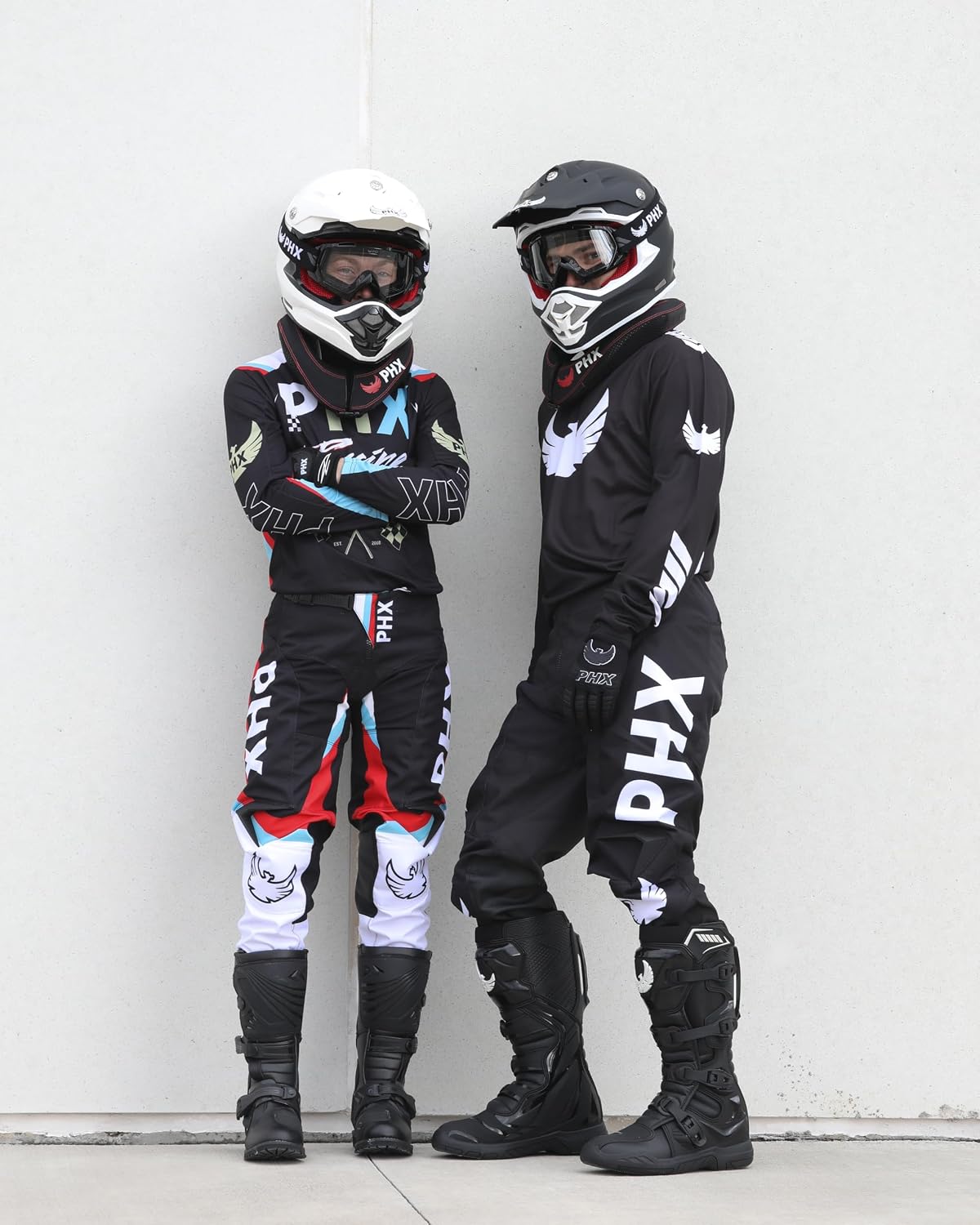 PHX Helios Surge Race Collar Neck Brace, Lightweight Motorcycle Neck Protector for Motocross Dirt Bike ATV Karting Downhill MTB, Youth & Adult, Black