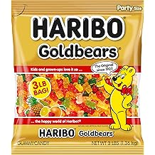 HARIBO Goldbears, Gummi Candy, 3 lb Bag, Assorted Flavors