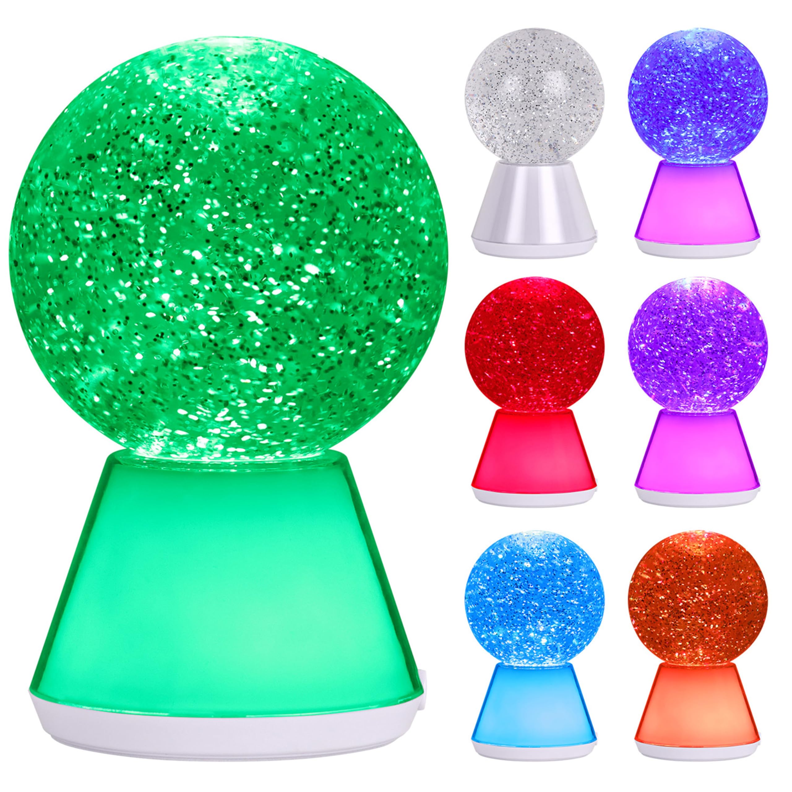 Lesser & Pavey Glitter Ball Lamp for Home & Living Room | Festive Table Lamp for Home Décor | Stylish Night Light for Bedroom & Hallway | Lovely Gift for Women & Men
