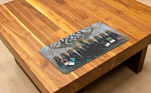 Miniatura 3 de Paramint The Nine Black Riders (cosidos)  Tapete MTG de Anato Finnstark, LOTR El Señor de los Anillos  Compatible con Magic The Gathering Playmat