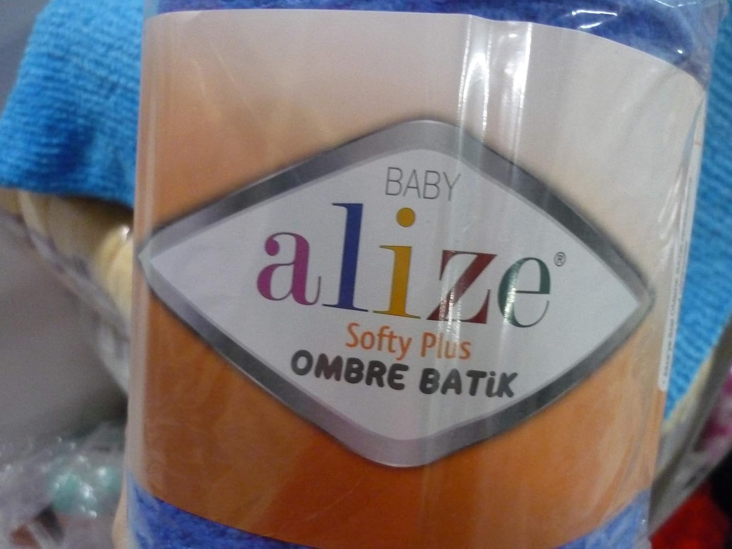 Baby Blanket Yarn Alize Baby Softy Plus Ombre Batik Acrylic Micropolyester Yarn Thread Crochet Hand Knitting Lot of 1skn 500gr 656yds Color Gradient 7282 New 2019