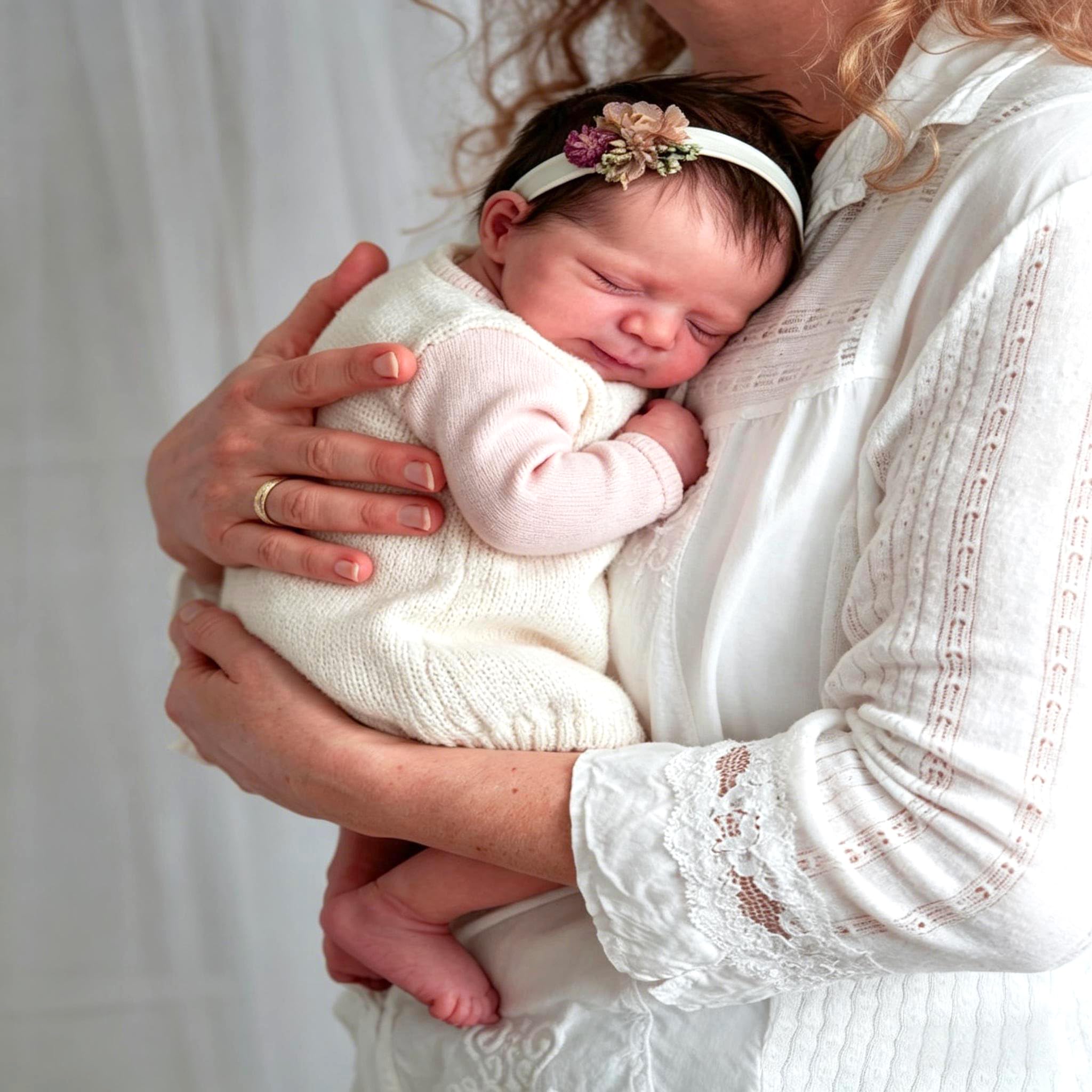 Anano Reborn Baby Dolls Vinyl Full Body Girl 18 In Realistic Baby Doll Newborn Girl, Full Vinyl Reborn Dolls, LifeLike Babys Doll That Look Real Life Babys Doll's