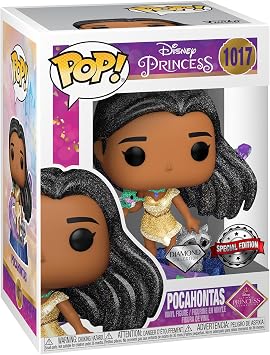 Funko Pop! Disney Ultimate Princess - Pocahontas - Diamond Glitter - Disney Princesses - Collectable Vinyl Figure - Gift Idea - Official Merchandise - Toys for Kids & Adults - Movies Fans
