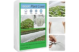 10x50FT Plant Covers Freeze Protection - Unbeatable Winter Shield for Your Garden's Delicacies