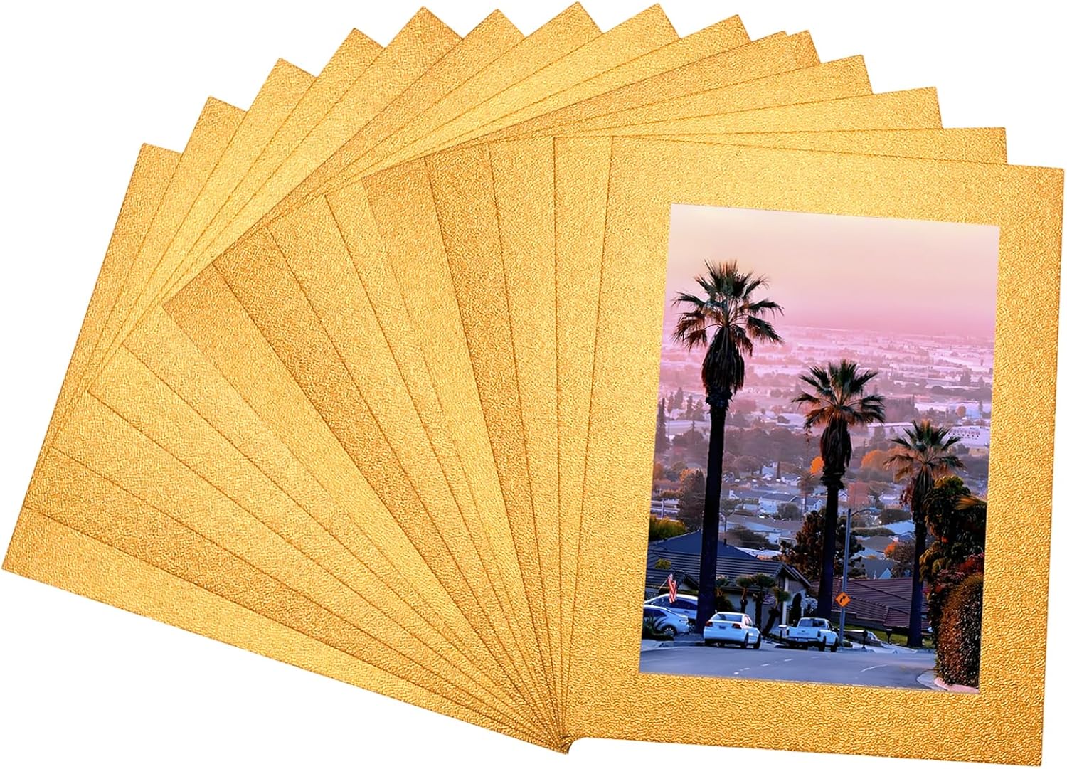 Wuyituart 15 Pack 7x9 Inch White Photo Mats for 5x7 Pictures Bevel Cut Photo Frame Mats