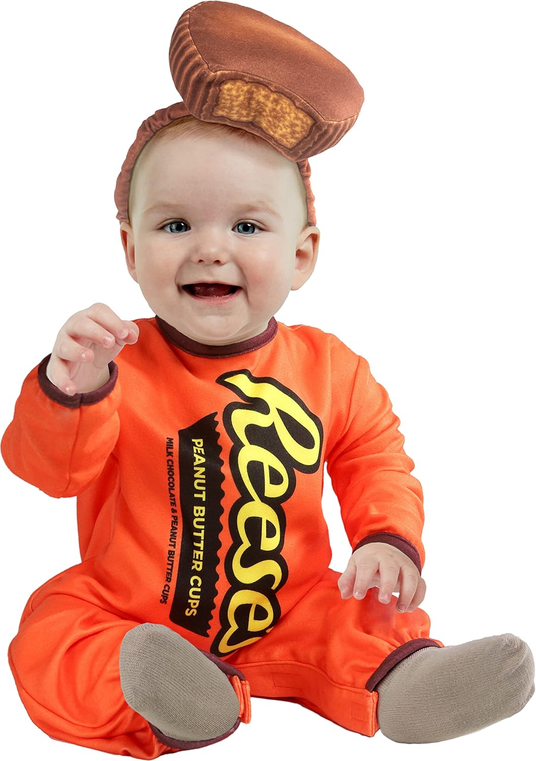 Rubies Hershey's: Reese's Peanut Butter Cup Costume for Toddlers, Unisex 4T