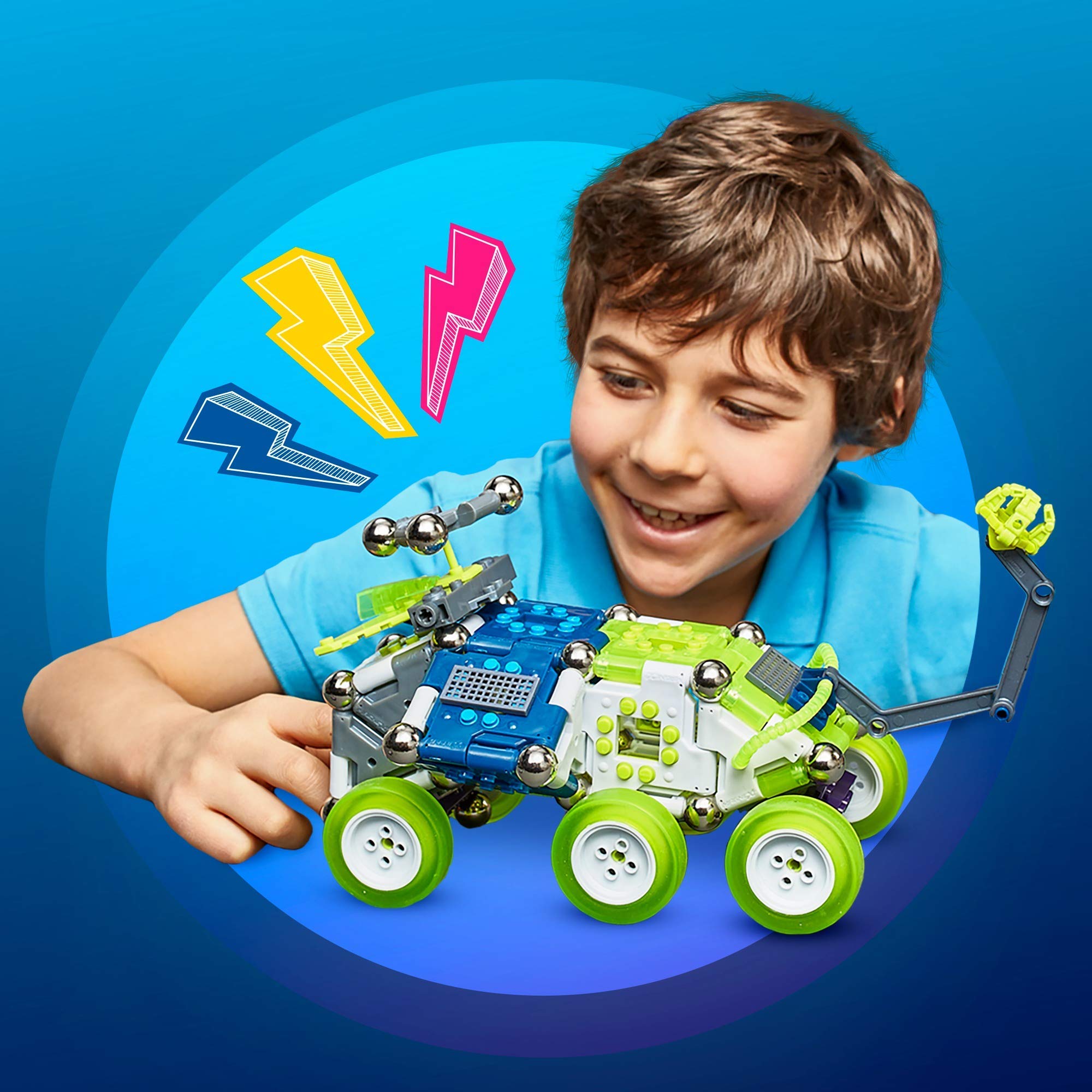 Mega Construx Magnext, Mag Explorer 5 in 1, Costruzione Magnetica con 71 Pezzi, Giocattolo per Bambini 6+ Anni, GFF26