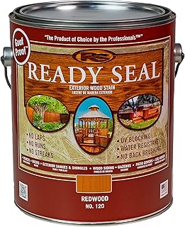1 gal Ready Seal 120 Redwood Exterior Stain and Sealer For Wood