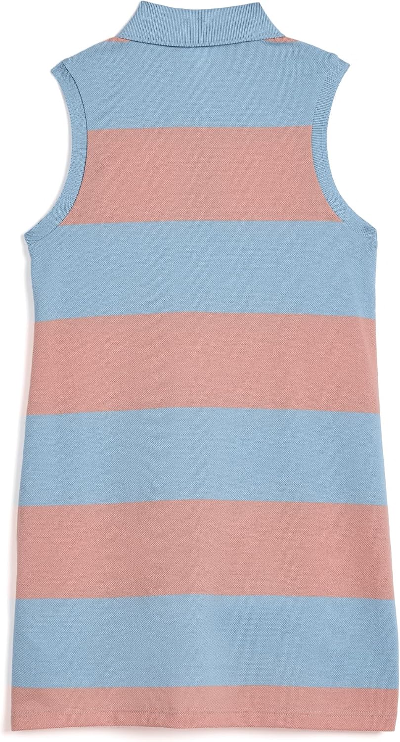 Lacoste Girls' Pique Sleeveless Dress (Big Kid)