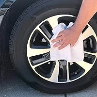 Vista 3 de Trapos de limpieza multiusos, 75 trapos blancos superabsorbentes sin bordes, lavables, trapos multiusos