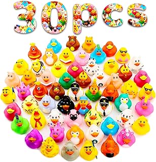 30 Pack Rubber Ducks for Jeeps 2.3 Inch Bulk Floater Jeeps Ducks for Ducking