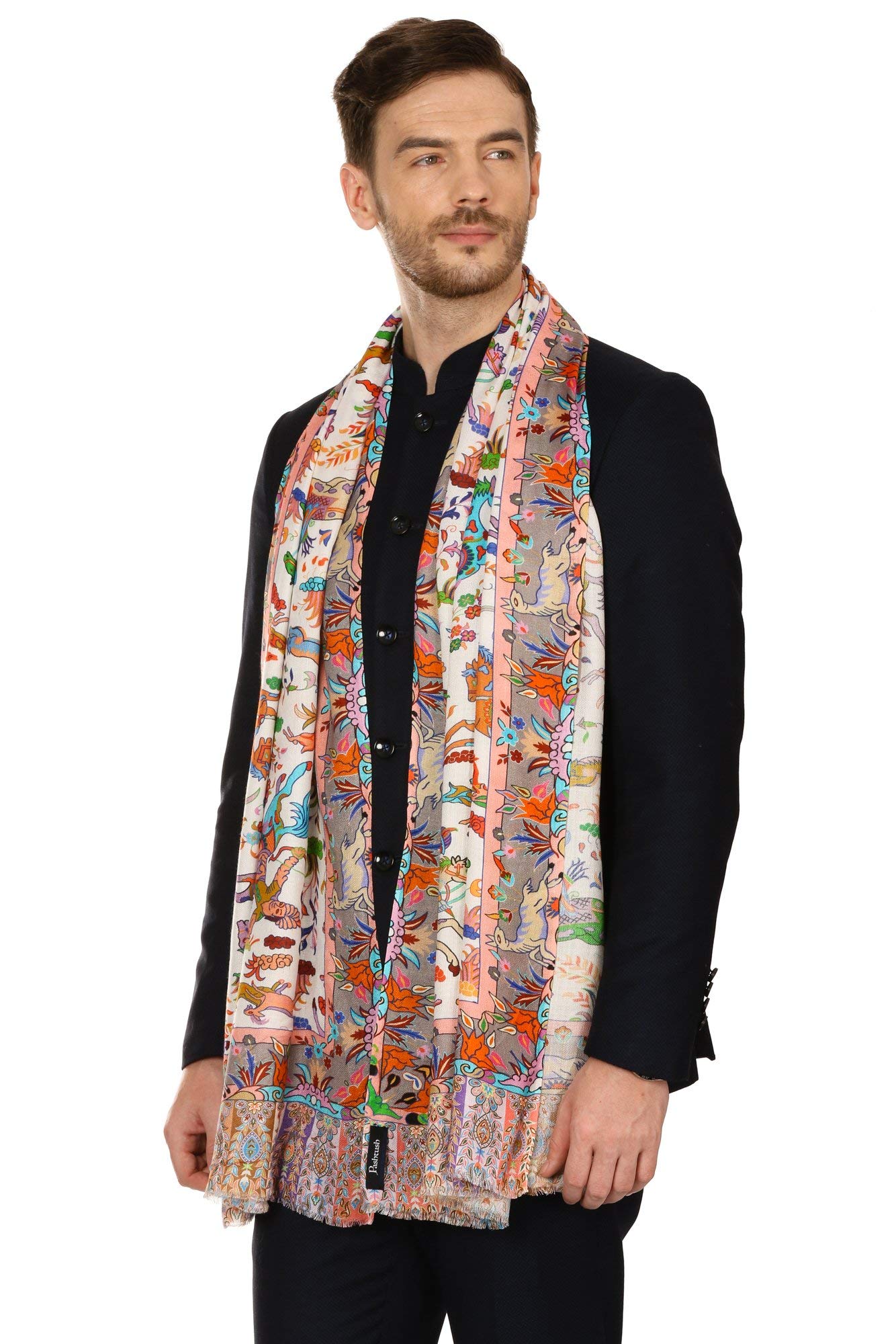 pashtush Mens fine Soft Ethnic Stole-picture-42