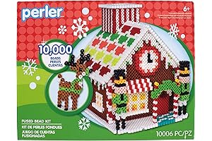 Perler Santa's Toy Shop 3D Christmas Fuse Bead Kit