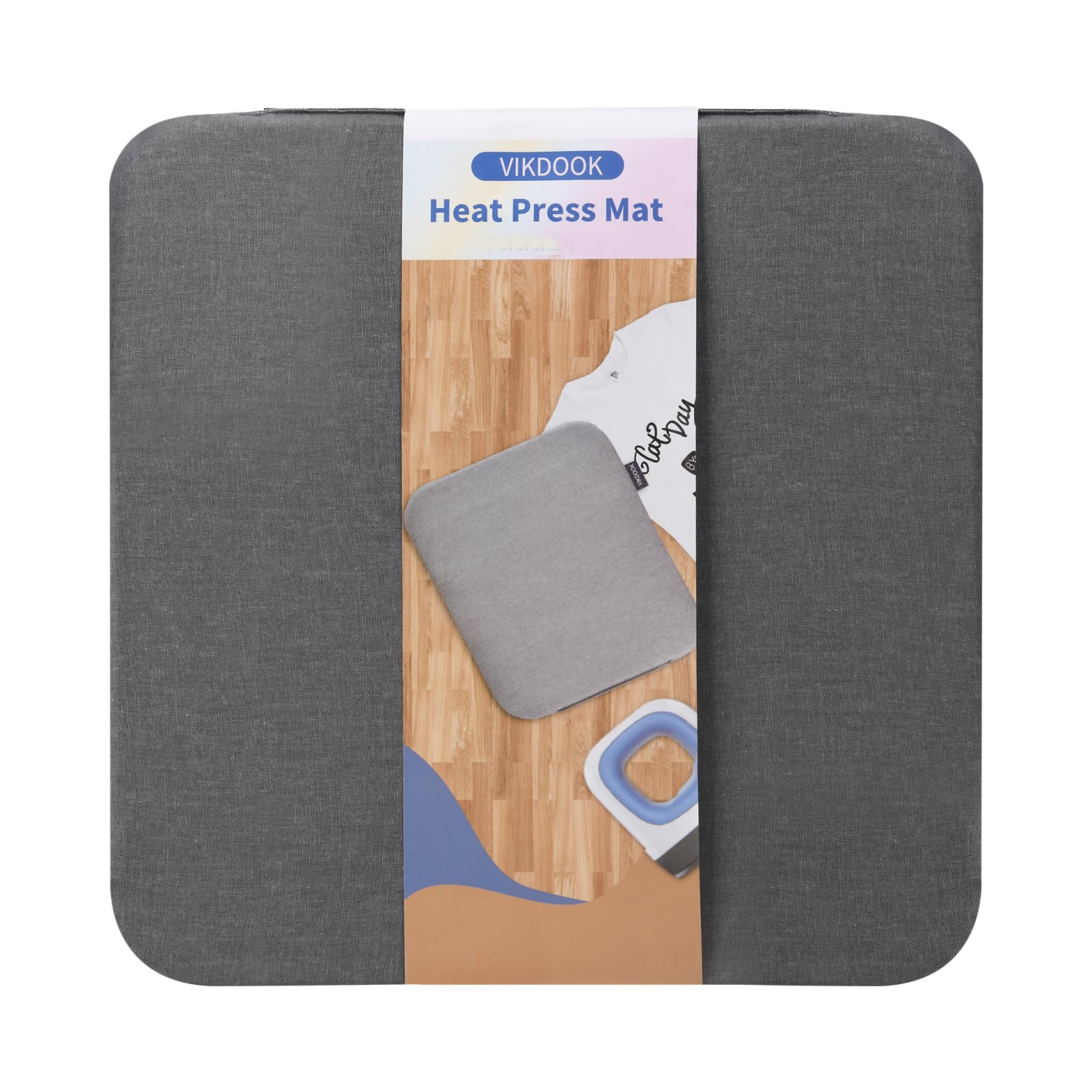 Heat Press Mat Easy Press Mat Compatible with Easypress 2 8”X10” 12”X12” Mat for T Shirt HTV Vinyl Craft Ironing Transfer Projects