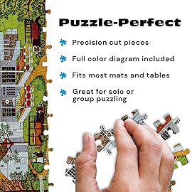 Buffalo Games - Charles Wysocki - Belly Warmers - 300 Large Piece Winter Jigsaw Puzzle - Festive Holiday Puzzles for Adults - Precision-Cut Pieces, Christmas Artwork, Relaxing Fun