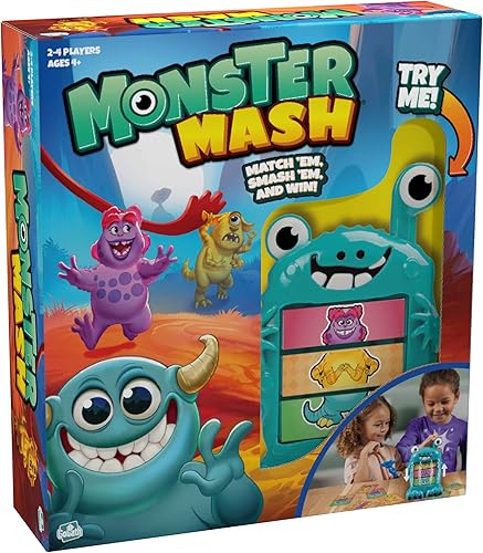 Miniatura 7 de Goliath Monster Mash Game - Juego de cartas de ritmo rápido - Sé el primero en aplastar la tarjeta de monstruo a juego, 2-4 jugadores, a partir de 4