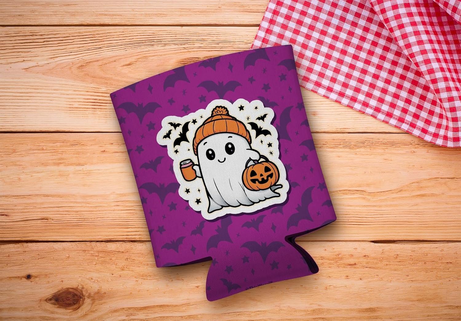 Halloween Drink Cozies For Adults Cute Halloween Ghost With Drink 24-Pack Can Drink Thermocoolers Party Pack