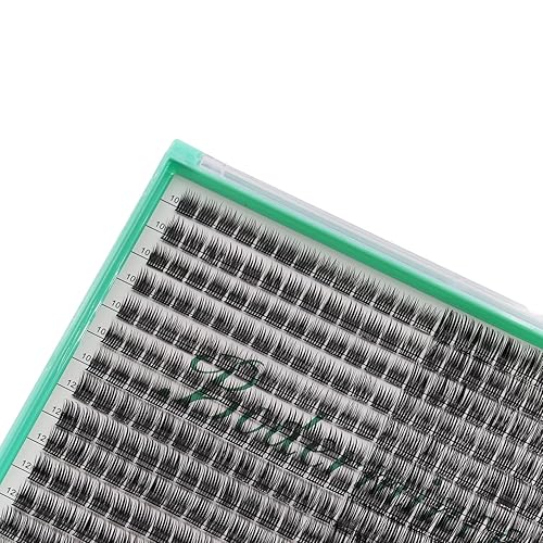 Miniatura 2 de Bodermincer XXXL Tray - 364 pestañas rizadas en racimo D de 0.47-0.55-0.630 pulgadas, longitud mixta, extensiones de pestañas en casa (rizo D