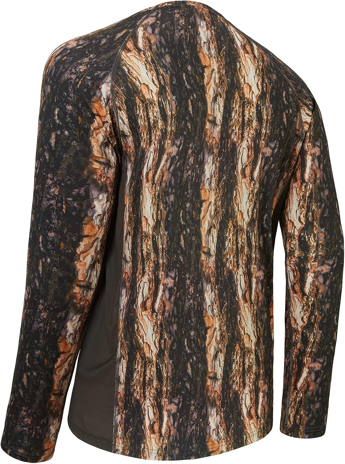 BASSDASH Men's Hunting Camo Performance Long Sleeve Shirt Fishing UPF50+ FS13M - Image 2