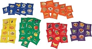 Sportime My Plate BeanBags, Set of 60, Assorted Colors - 1480097