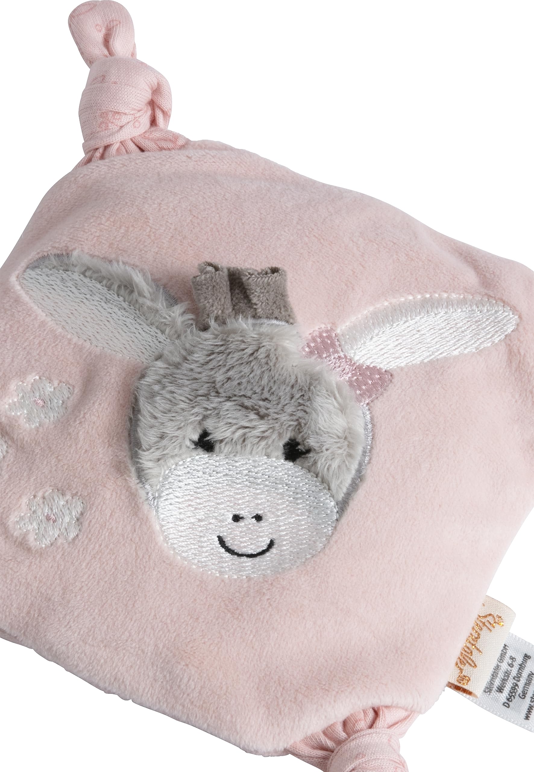 Sterntaler Coussin chauffant au motif d'âne Emmi Girl flora rose
