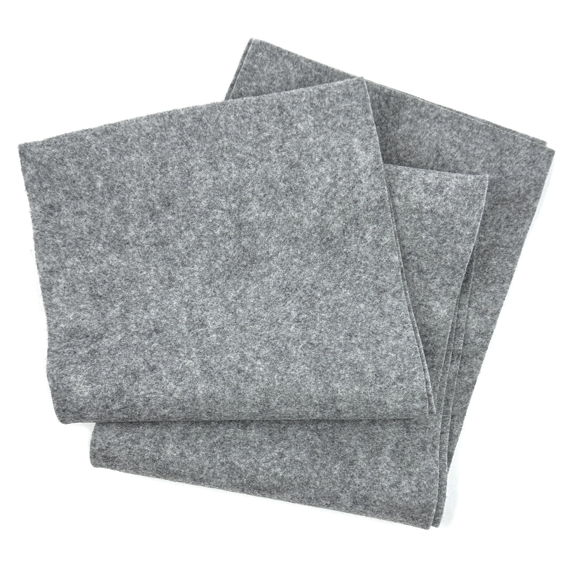 F as in FabricFelt Fabric Quarter Yard | 100% Acrylic | 9" X 72" | 1.5mm Thick | Hand Crafts, for Kids Creativity (Heather Grey, 9" X 72")