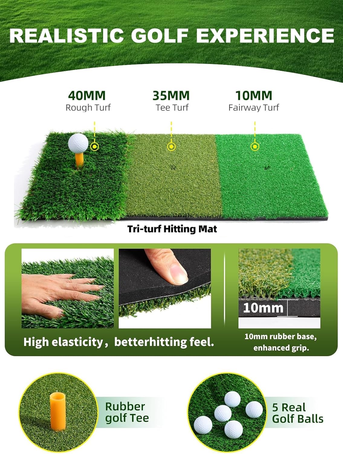 Golf Net,10x7FT Practice Net