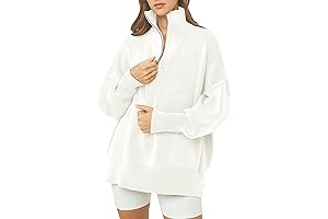 Logene Women's 1/4 Zipper Sweatshirt: Comfy, Warm and Stylish Companion