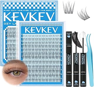 KEVKEV Kit de Racimos de Pestañas Wispy Banda...