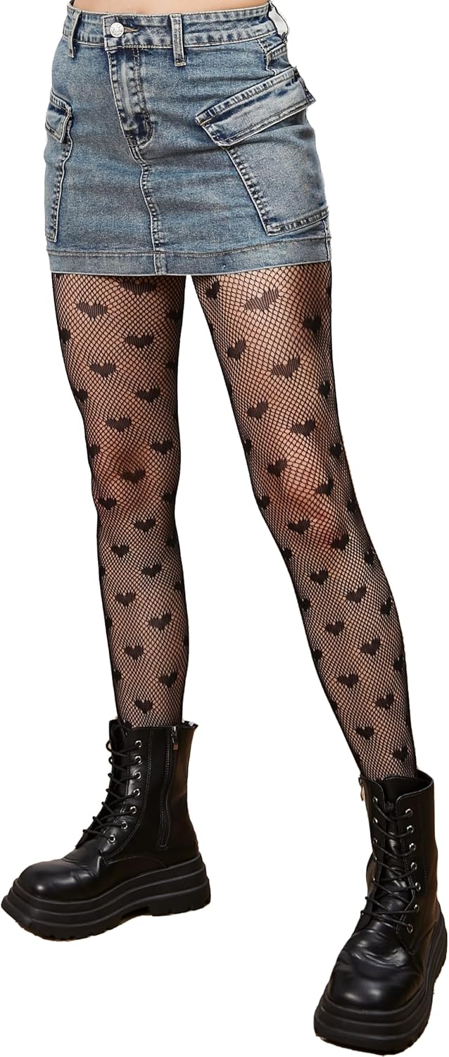 Festival Fishnet Stockings, Star Tights, High-Waist Tights for Women