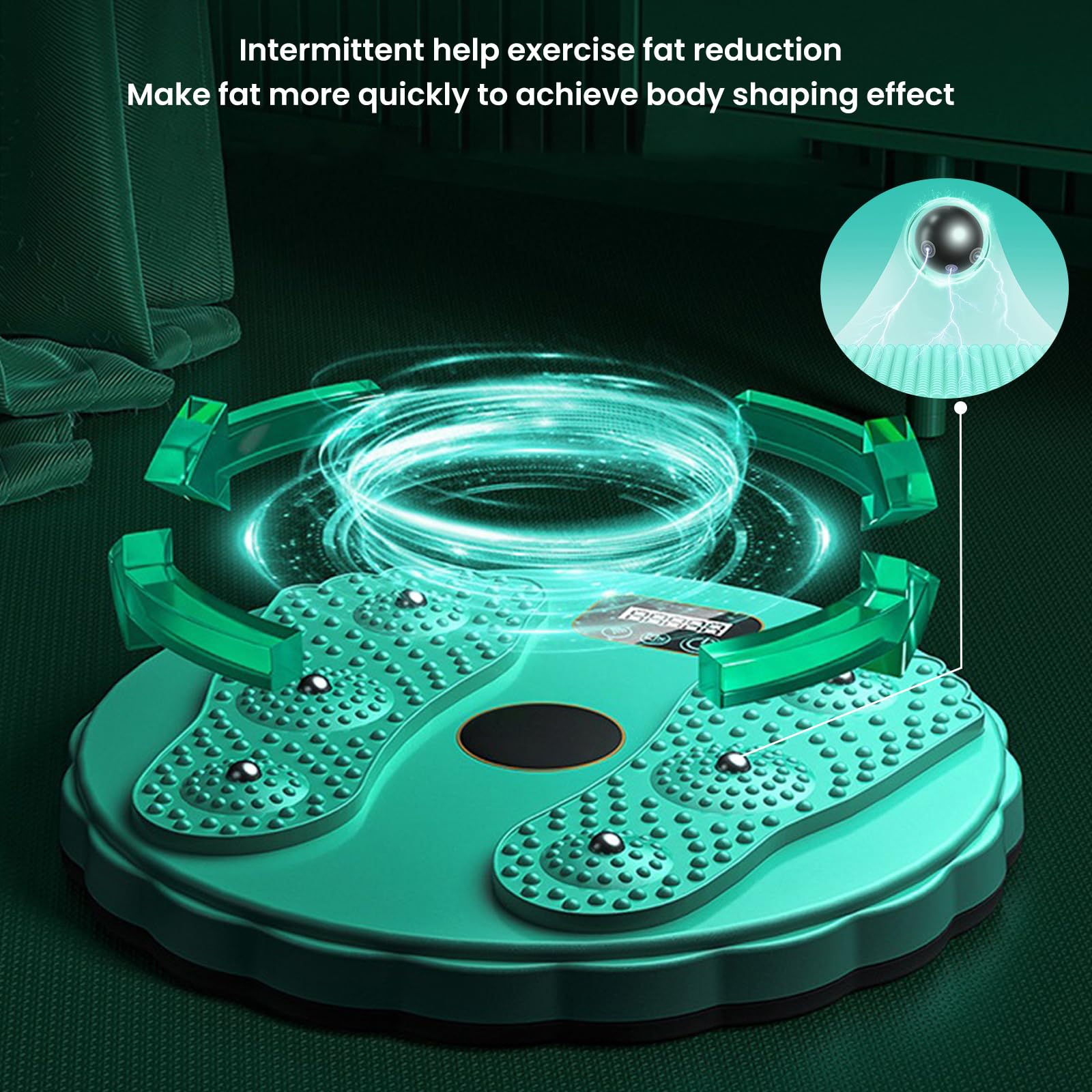 Twist Exercise Board With Digital Display - 360° Rotation For Ab ...