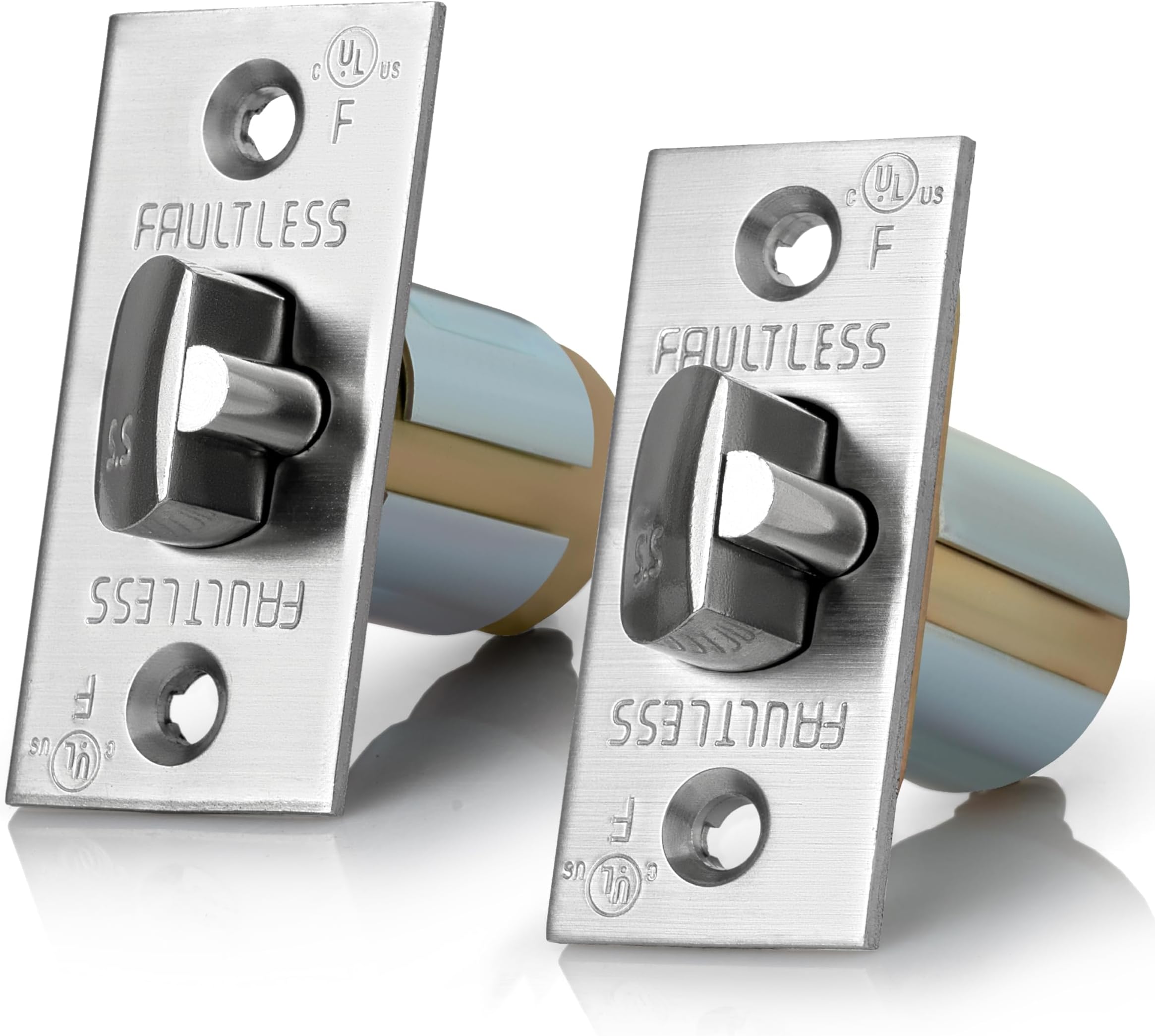 - Deadlatch Replacement : Keyed Knob & Lever Door Lock : 2 3/4 Inch 70mm & 2 3/8 Inch 60mm Backsets : Keyed Entry Fire Rate Replacement Deadlatch : Universal Square Corner Dead Latch Commercial Grade 2