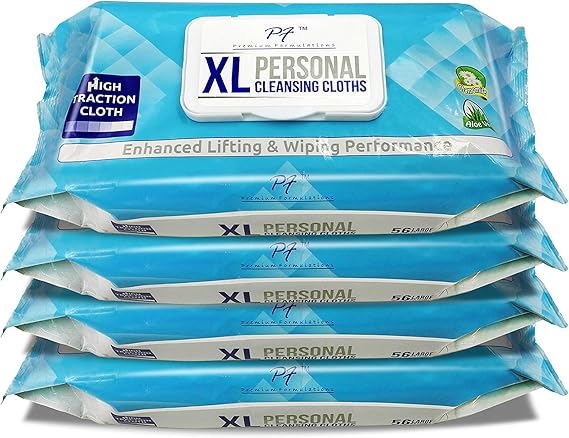 Premium Formulations HIGH Traction XL UBER Thick Adult Wipes Wash Cloths
                    