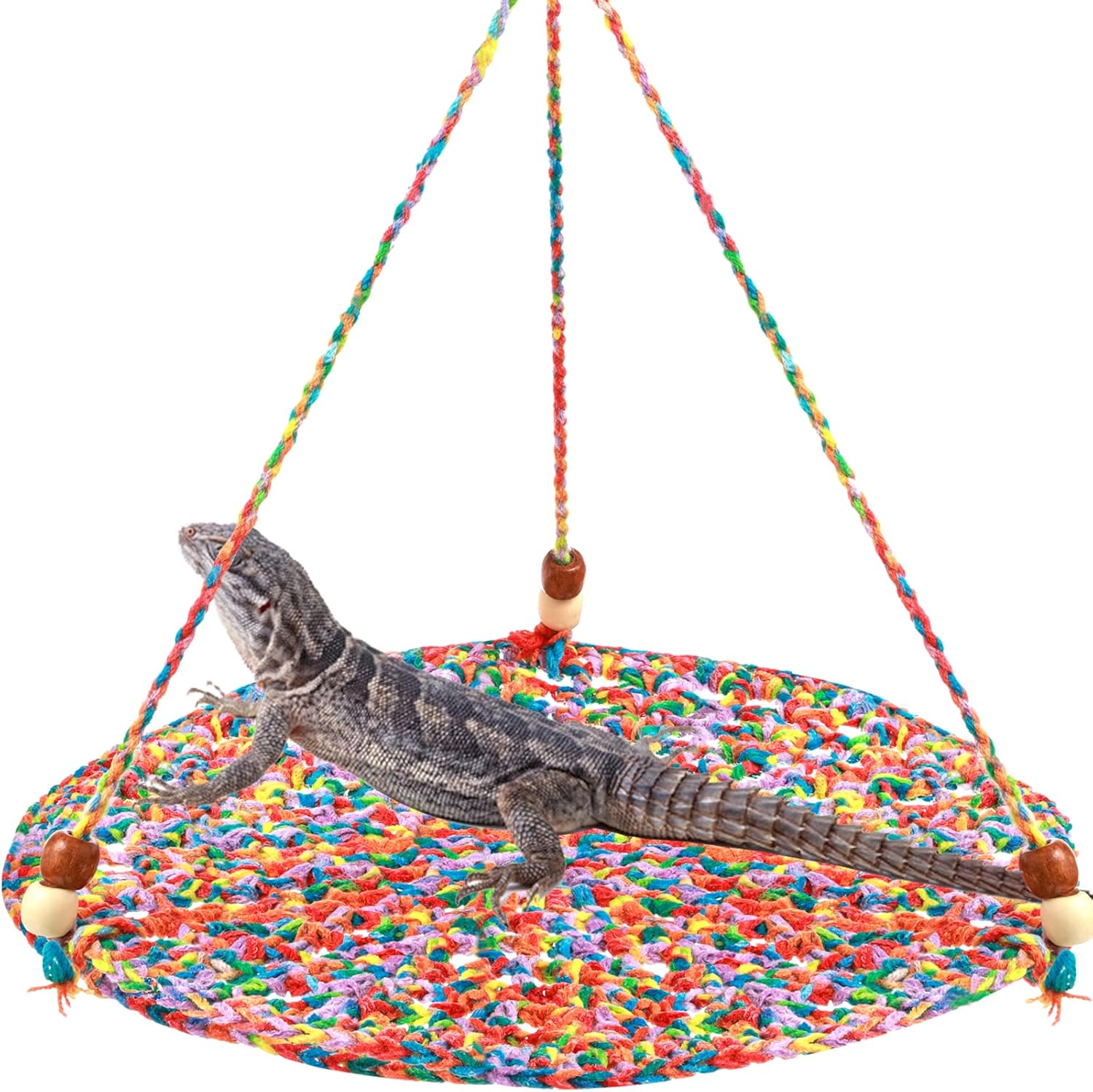 Bearded Dragon Hammock Reptile Hammock Swing, Adjustable