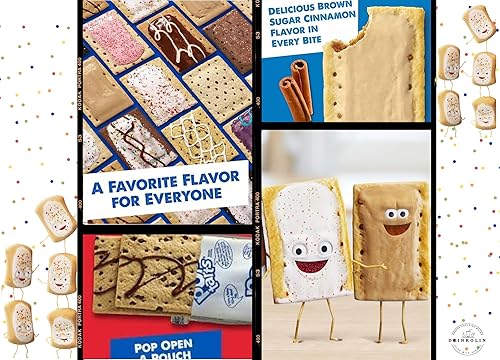 Miniatura 6 de Pop-Tarts Tostadora Pasteles, Alimentos para el Desayuno, Aperitivos para Niños, Paquete Variedad (24 Pop-Tarts)