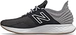 New Balance Men's Fresh Foam Roav V1 Running Shoe, Black/Light Aluminum, 9.5 M