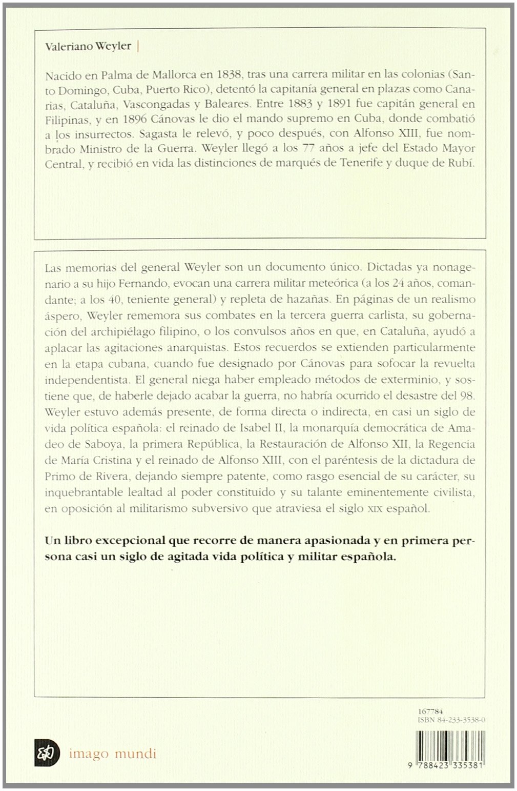 Memorias De Un General: de Caballero Cadete a General En Jefe