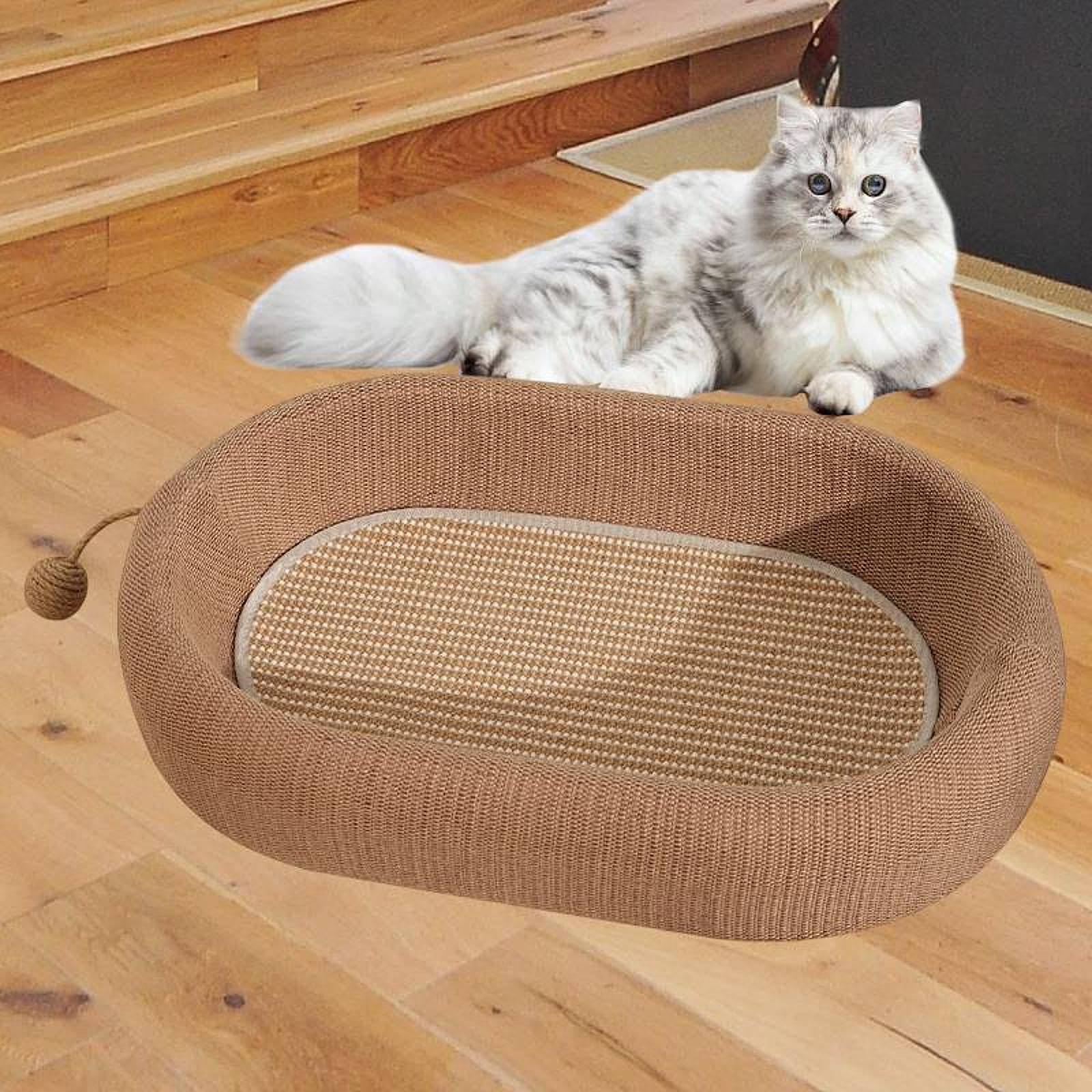 Sharplace Katzenkratzbett, Haustier-Loungebett, Möbelschutz, modernes multifunktionales Nest-Kratzbrett zum Krallenwetzen im Freien