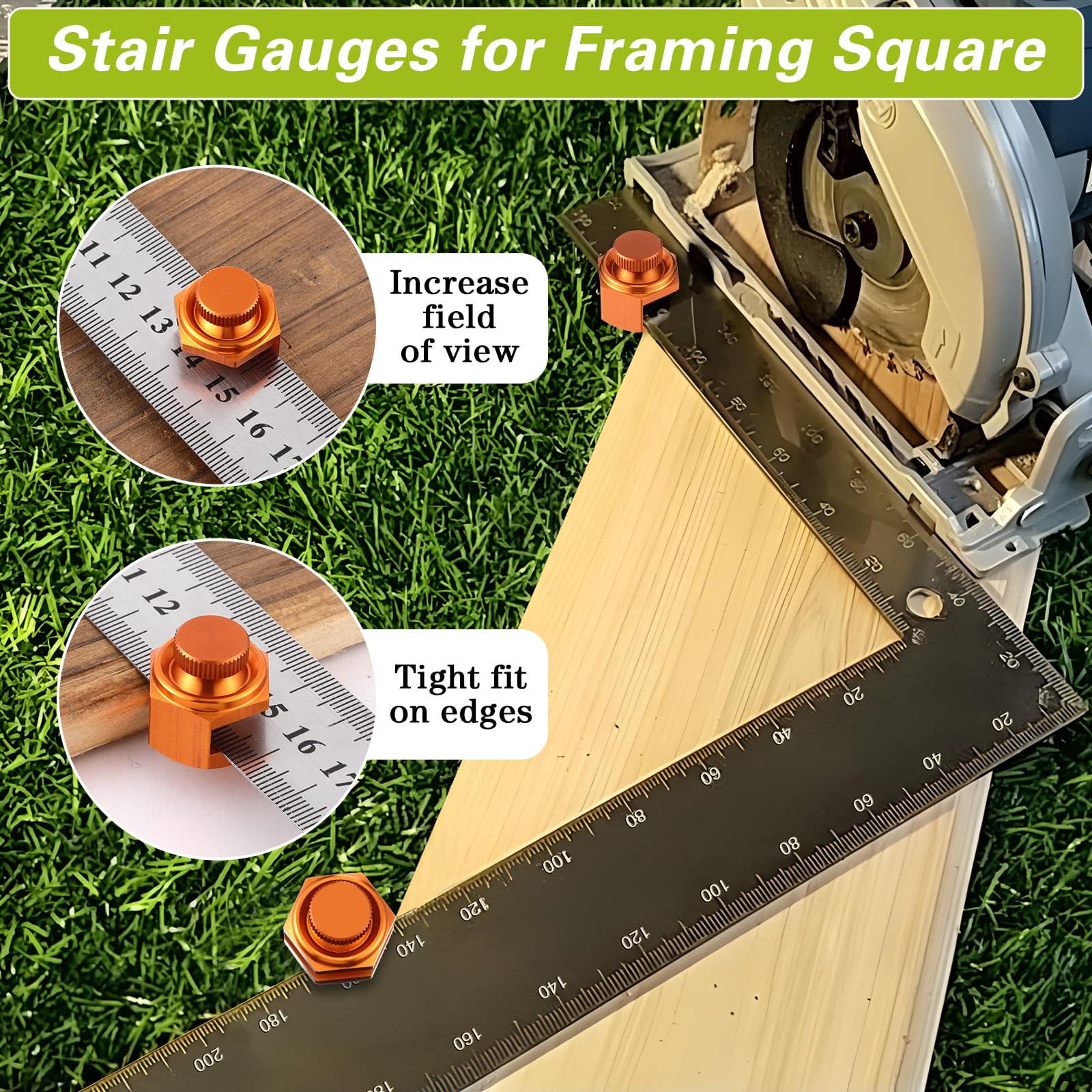 Stair Gauge Set - 4 Pack for Framing -2