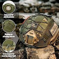 Vista 5 de OneTigris Funda para Casco, Funda de Tela Táctica para Casco Rápido en Talla L o M/L, XL o L/XL, Casco de Protección en Talla XL o L/XL - ZKB12 Sin