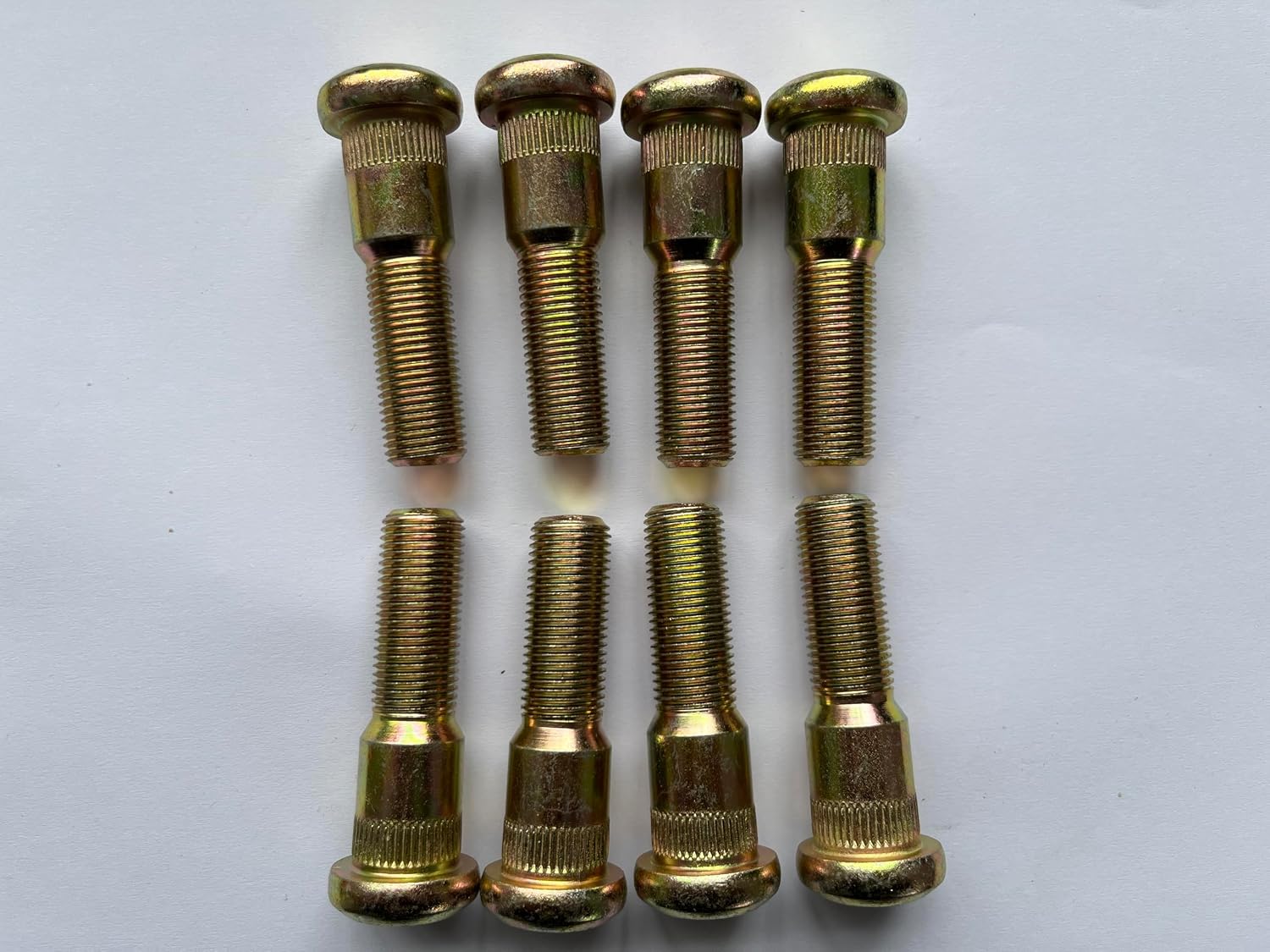 8pcs Drive in Trailer Wheel Hub Stud 9/16-18 x 2.28 in. UHL 0.686 in Knurl Replacement for 7-132 Dexter 5200 6000 7000 lb Hubs