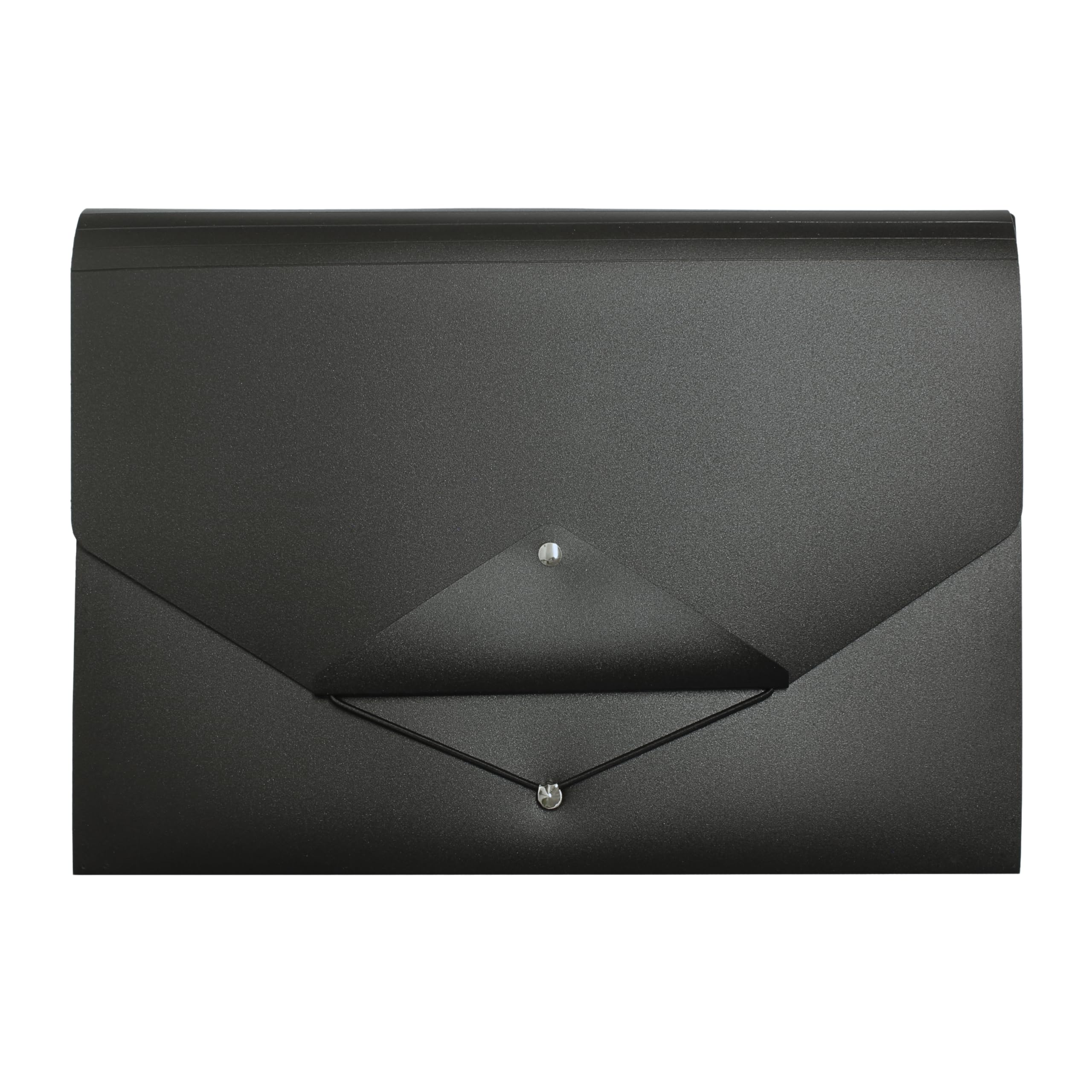 Cathedral Products 13 Pocket Triangle Flap Expanding File - Black, A4