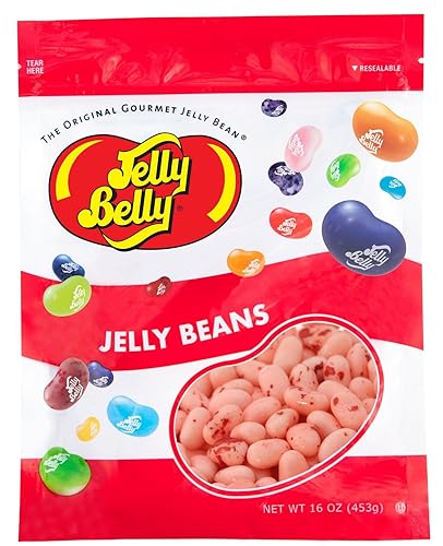 Jelly Belly Gomitas de sabor Cheesecake de fresa en bolsa resellable de 1 libra (16 onzas), auténticos, oficiales, directamente de la fuente